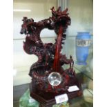 A resin model of a dragon