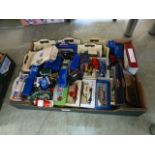 A tray of collectors die cast vehicles,