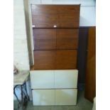 Five mid-20th century teak and other uni