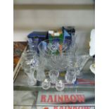 A selection of Dartington crystal and ot