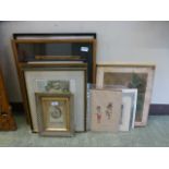 A selection of framed and unframed print