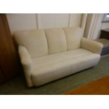 A three seat sofa