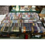 Four trays of CDs, many being classical
