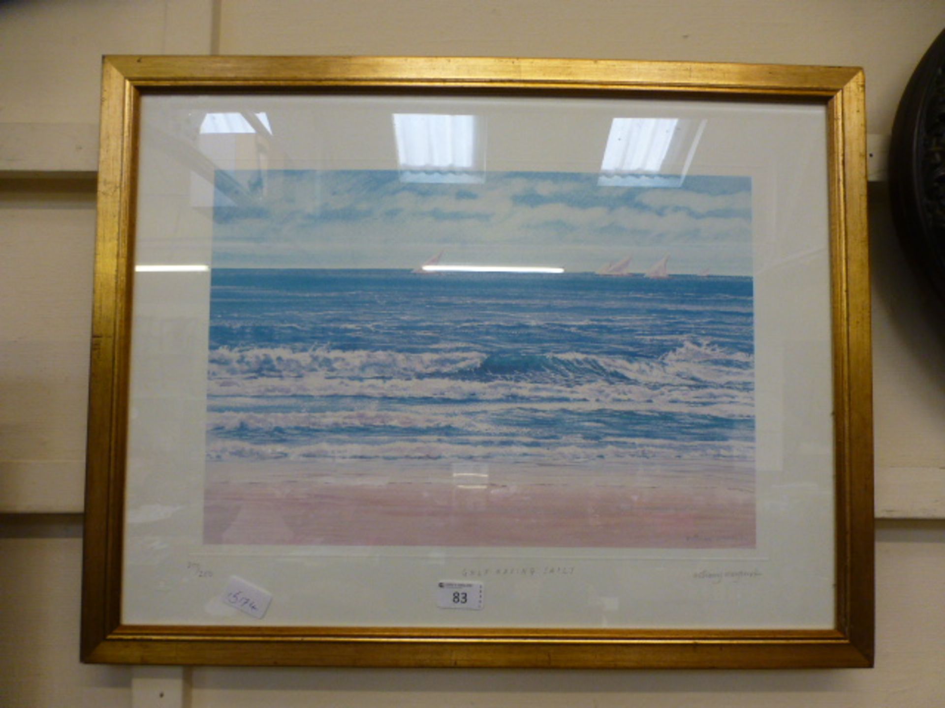 A framed and glazed limited edition prin