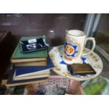 A collection of police memorabilia to in