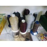 A collection of thread spools