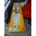 A boxed tile cutter