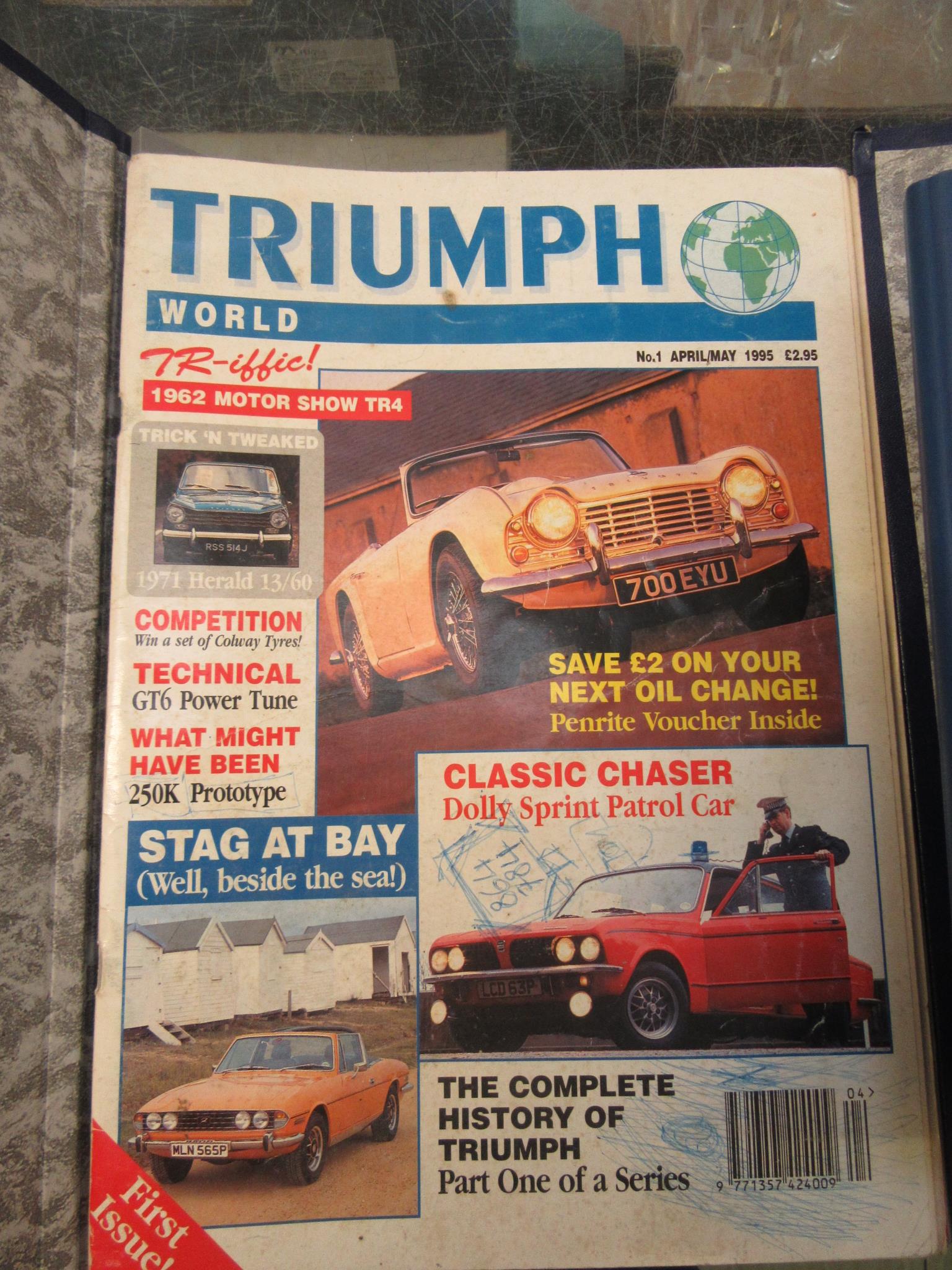 Three folders of Triumph car magazines - Image 2 of 3