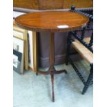 An Edwardian mahogany and inlaid wine ta