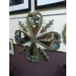 A modern metal framed and foliate design