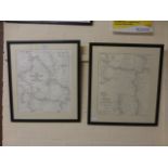 Two Lockkmaster maps of Warwickshire fro