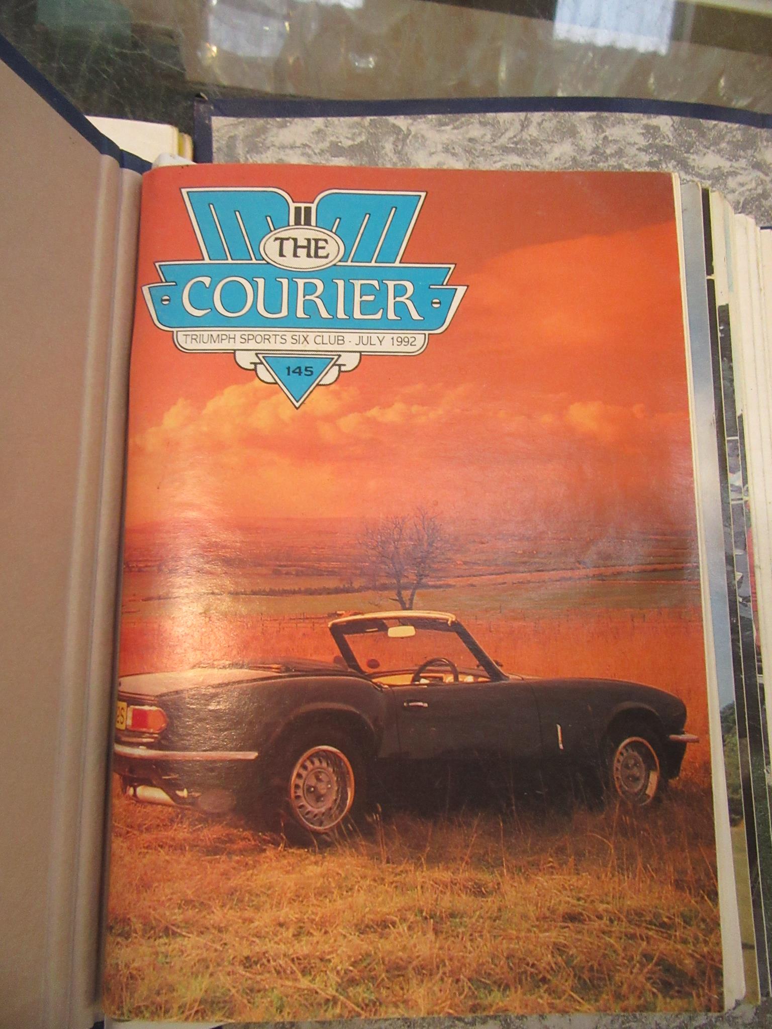 Three folders of Triumph car magazines - Image 3 of 3