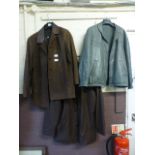 Three leather jackets