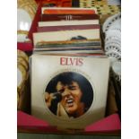 A tray of LPs by various artists to incl