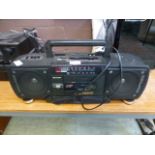 A Sharp stereo radio cassette recorder