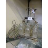 A selection of silver plated ware to inc