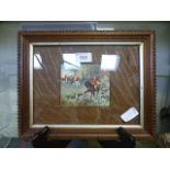 An early 20th century framed and glazed