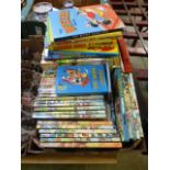 A tray of children's annuals to include