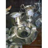 A silver hallmarked mustard pot together