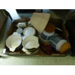 A tray of mainly ceramic ware to include