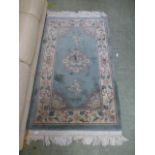 A blue ground Chinese rug