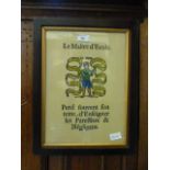 A framed and glazed French school print