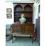 A late 19th century rosewood dresser