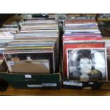 Two trays of LPs by various artists to i