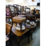 Four assorted dining chairs