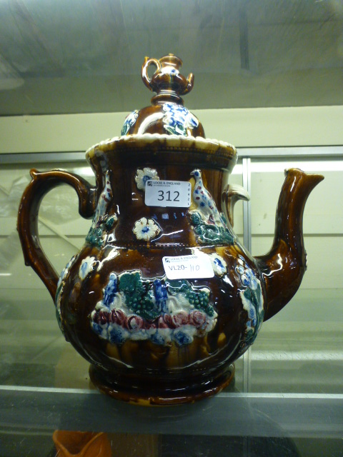 A barge ware teapot A/F