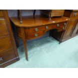 A reproduction mahogany sideboard, the s