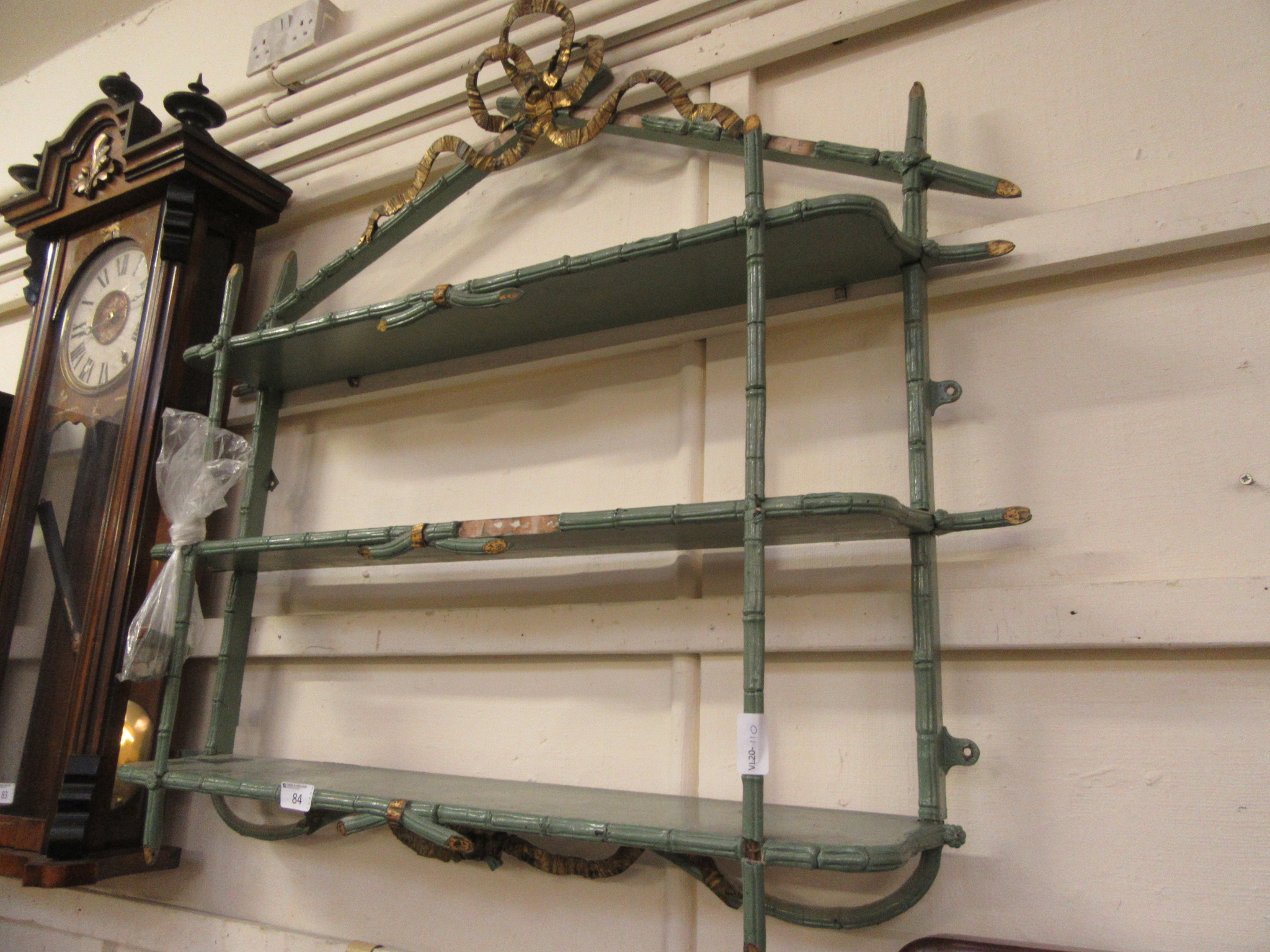 A Regency and later set of wall shelves - Image 4 of 6