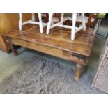 An eastern hardwood coffee table