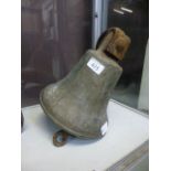 A metal ships bell