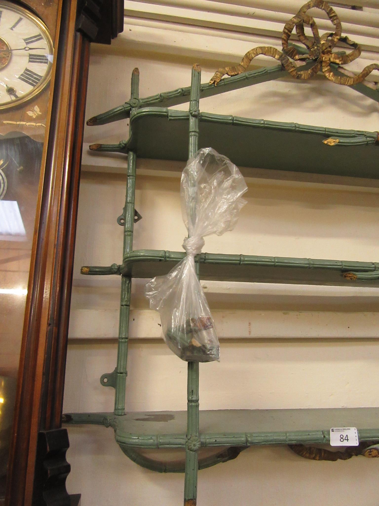 A Regency and later set of wall shelves - Image 2 of 6