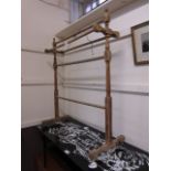 A beech towel rail