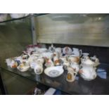 A selection of Crested ware