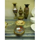 A selection of reproduction cloisonne an