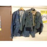 Two denim jackets