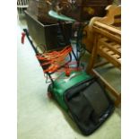 A Qualcast electric lawn mower