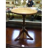 A reproduction wine table