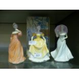 A Coalport figure 'Emily' together with