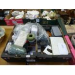 Two trays of miscellaneous items to incl