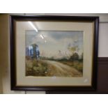A framed and glazed Spanish water colour
