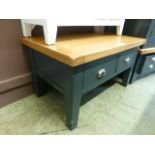 Hampshire Blue Painted Oak Coffee Table