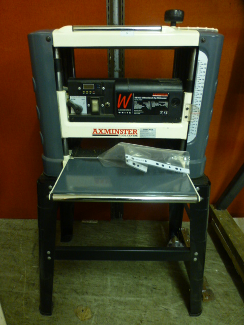 An Axminster MB1933 Benchtop Thicknesser