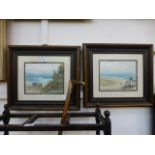 A pair of framed and glazed water colour