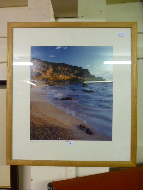 A framed and glazed photograph of Shelly