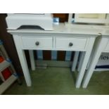 A Banbury white painted dressing table (