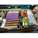 Two trays of hardback reference books